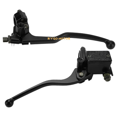 22mm / Handlebar Brake Clutch Lever Master Cylinder Set for Motorcycle
