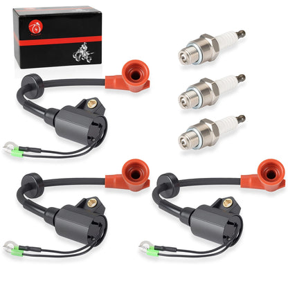 Ignition Coil Spark Plug for Yamaha 9.9-250HP, 2-Stroke/4-Stroke Models