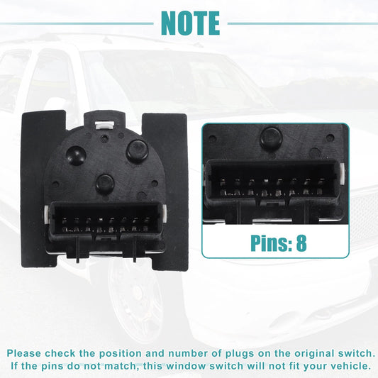 1Set Rear View Mirror Remote Control Switch for GMC