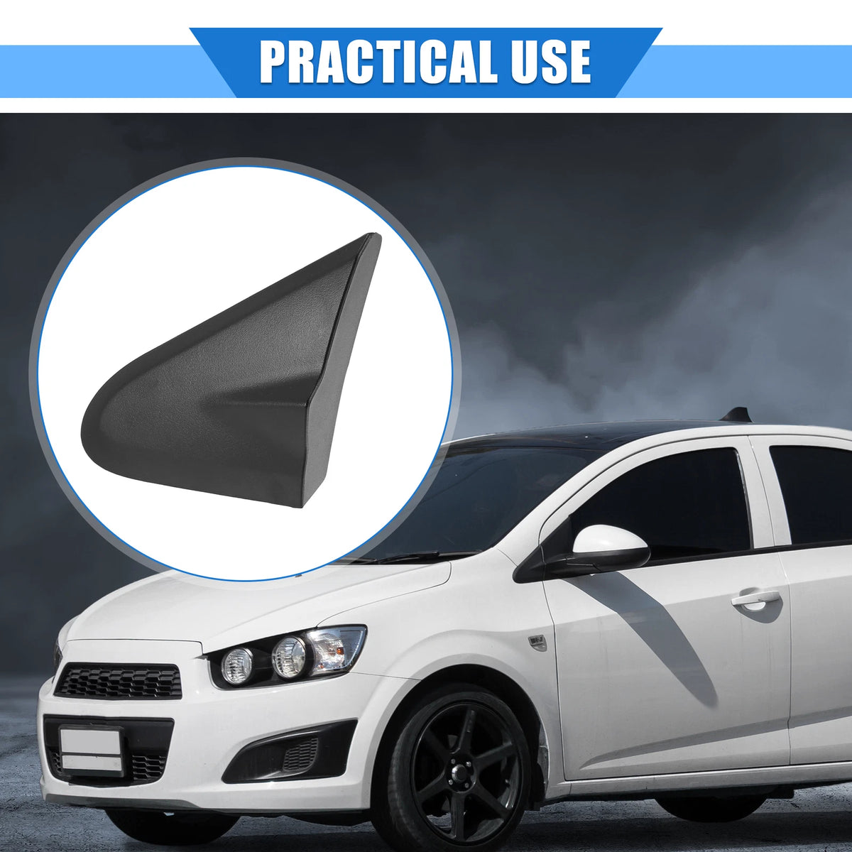 Left Side Mirror Corner Triangle Fender Cover for Chevrolet Sonic (2012-2019)