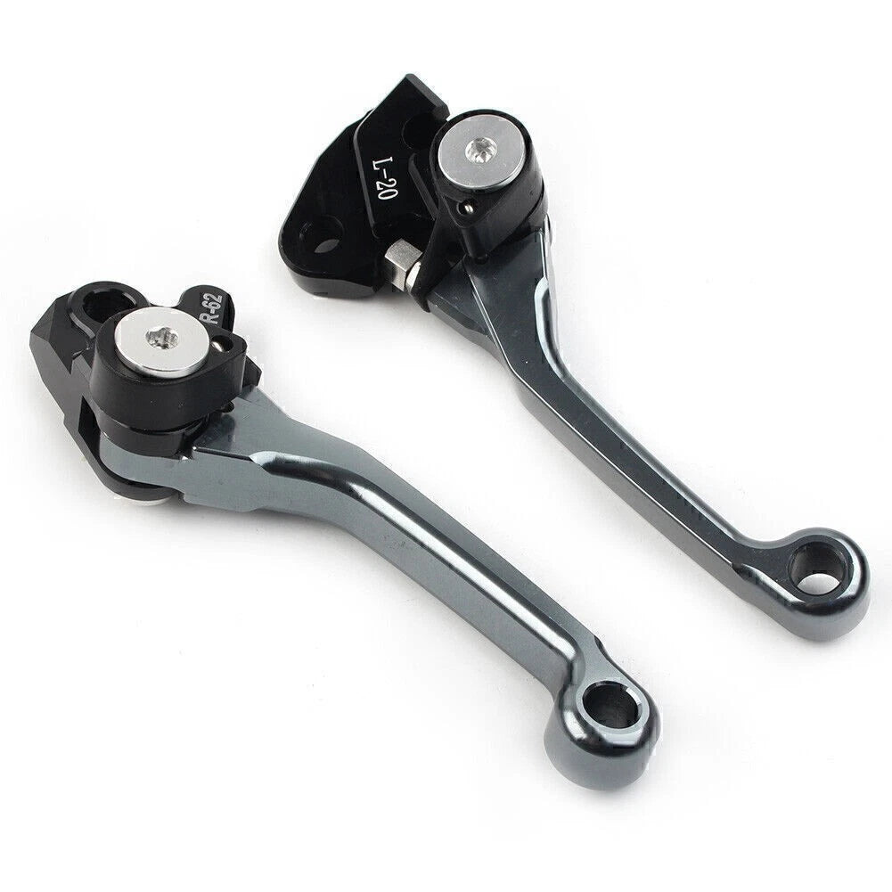 Grey Brake Clutch Levers for Suzuki RMZ450 (2005-2022)