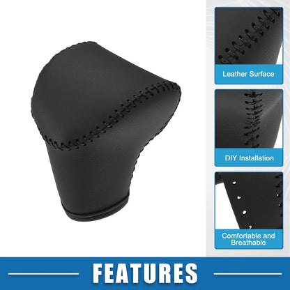 Black Gear Shift Knob Cover for Kia Seltos (2021-2023)