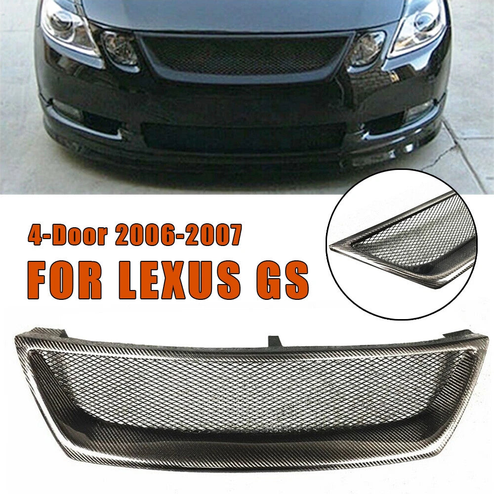 Carbon Fiber Front Grille for Lexus GS300 GS350 GS430 (2006-2007)
