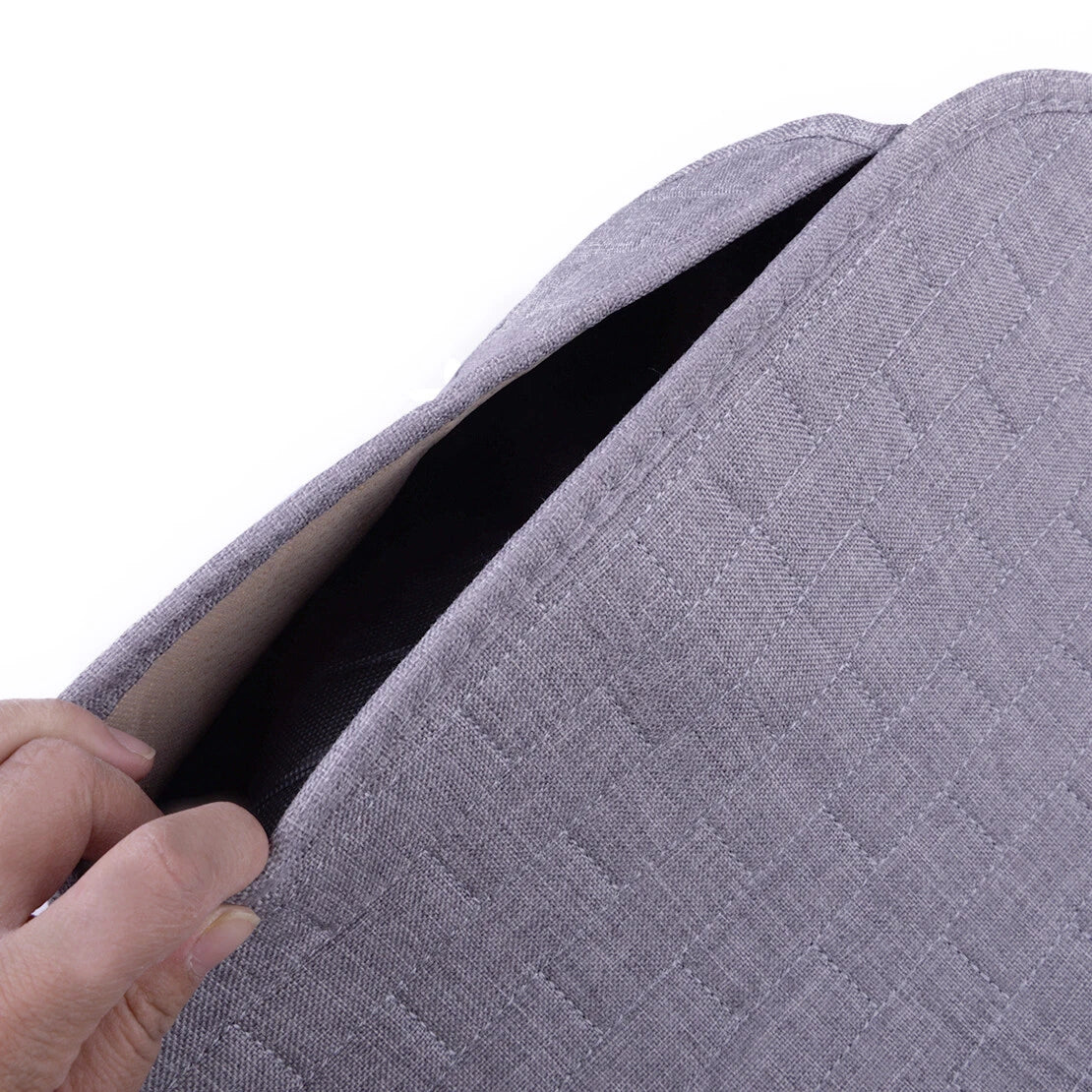 Fabric Car Front Seat Covers for Auto Truck Gray