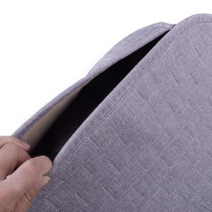 Fabric Car Front Seat Covers for Auto Truck Gray