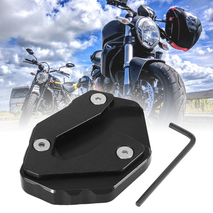 Kickstand Foot Plate Side Stand Pad Black for Yamaha MT-09 XSR900