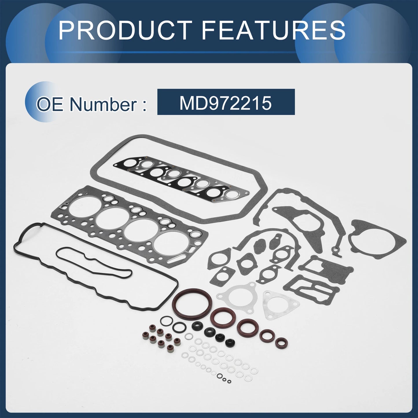 Cylinder Head Gasket Kit for Mitsubishi 4D56 (P05W) 8V