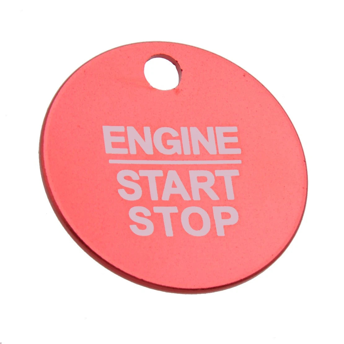 One Button Start Switch Cover 2 x Aluminum Alloy Red for Ford F150 (2017-2020)
