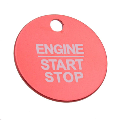 One Button Start Switch Cover 2 x Aluminum Alloy Red for Ford F150 (2017-2020)