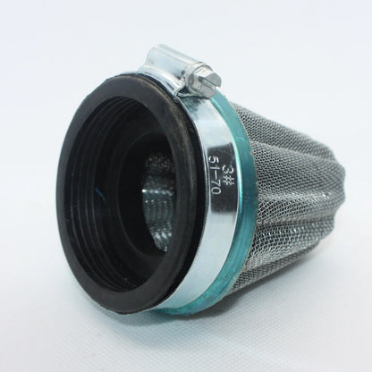 58mm Chrome Pod Air Filter for PIT Trail Quad Dirt Bike ATV Dune Buggy