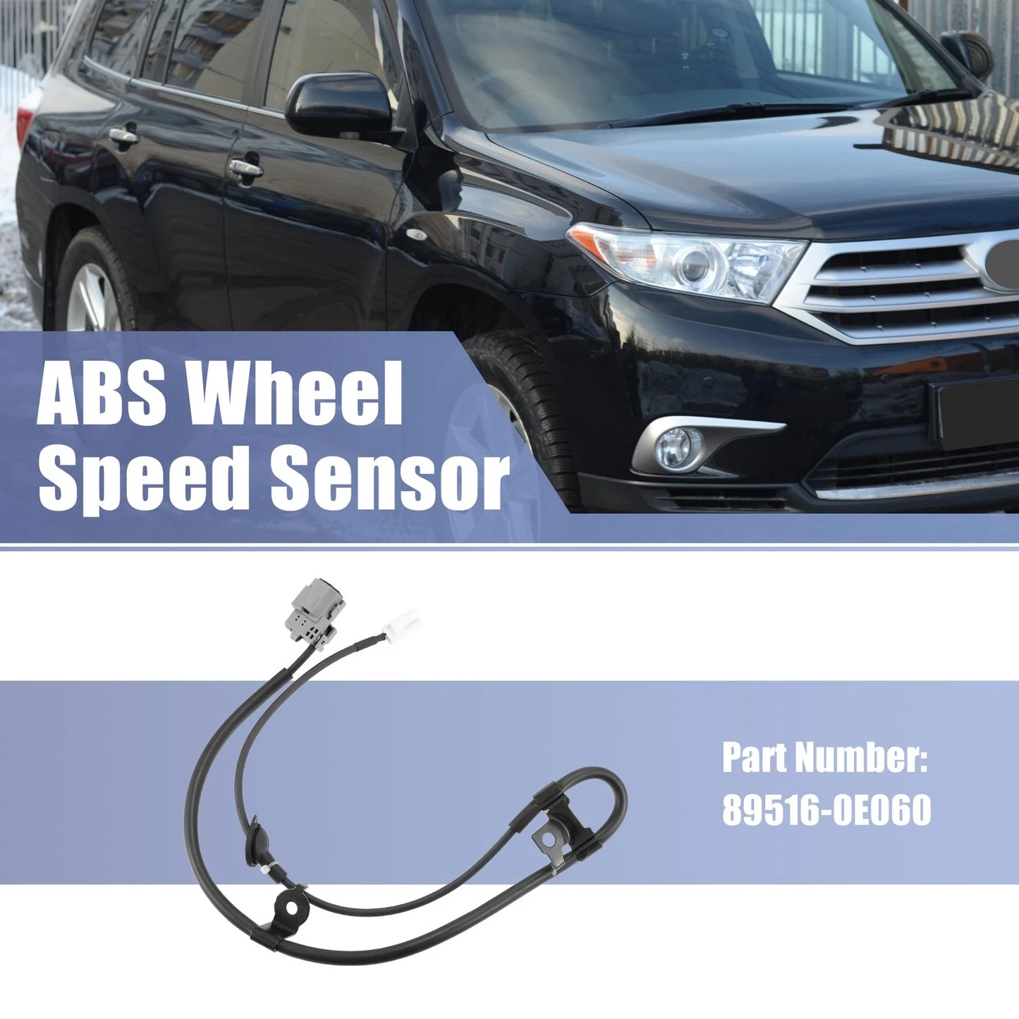Rear Right ABS Wheel Speed Sensor for Toyota Highlander (2009-2013)