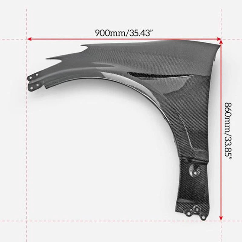 Real Carbon Fiber Front Vented Fenders Wing for Toyota GR Yaris GXPA16 2020-2024