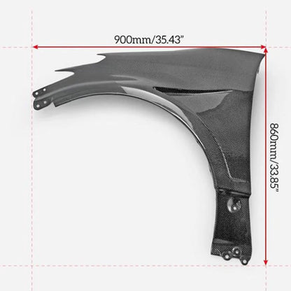 Real Carbon Fiber Front Vented Fenders Wing for Toyota GR Yaris GXPA16 2020-2024
