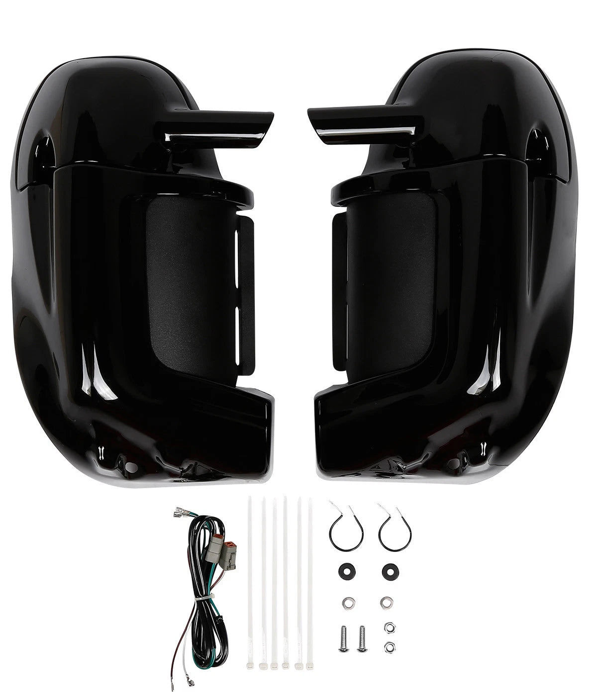 Vented Leg Fairing Speakers for Harley Electra Glide Road King (1983 - 2013)