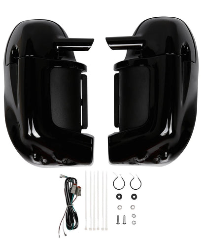 Vented Leg Fairing Speakers for Harley Electra Glide Road King (1983 - 2013)