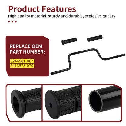 Handle Bar for Polaris Hawkeye 300/325 2x4/400 2x4 (2007-2015)