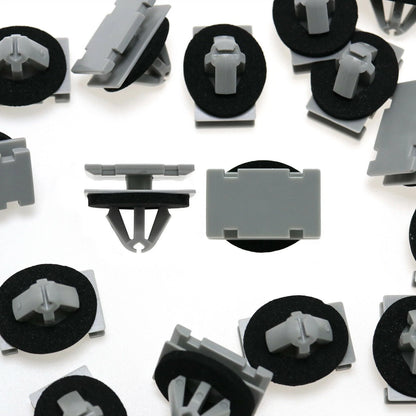 Plastic Rivet 50pcs Bumper Exterior Fastener for Vehicle