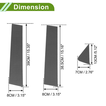 6 x Pillar Window Trim for Chevy Trailblazer (2021-2024)