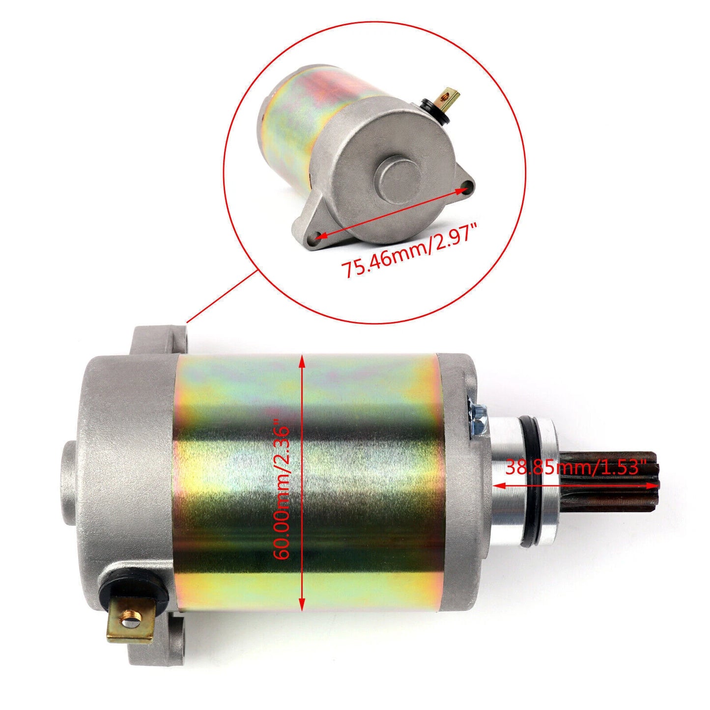 Engine Starter for Suzuki AN125, AN150 VECSTAR (1995-2000)