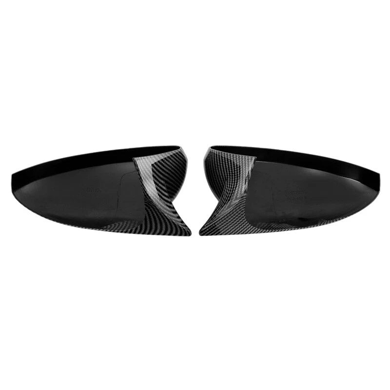 Carbon Black Rearview Mirror Cover Caps for Nissan Sentra Altima (2019-2024)