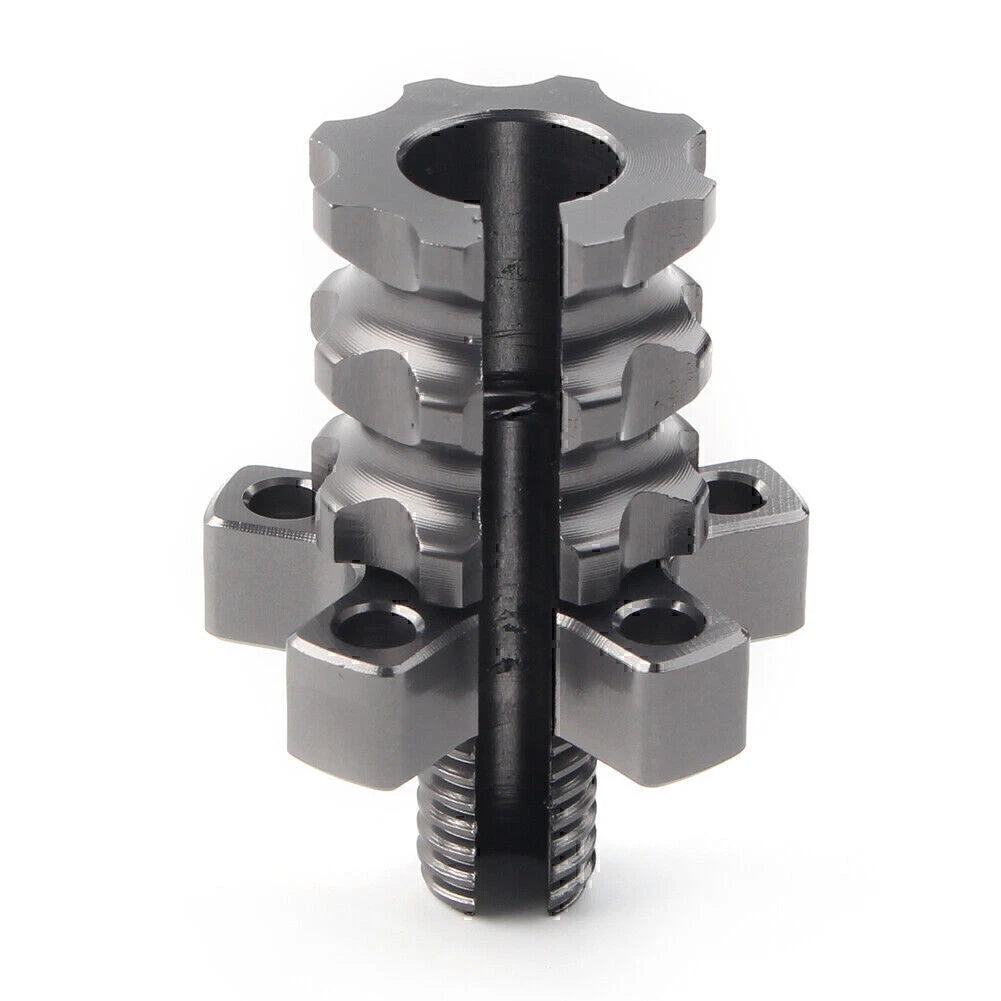 CNC M8 Clutch Brake Cable Adjuster Screw for Motorcycle Dirt Bike Grey