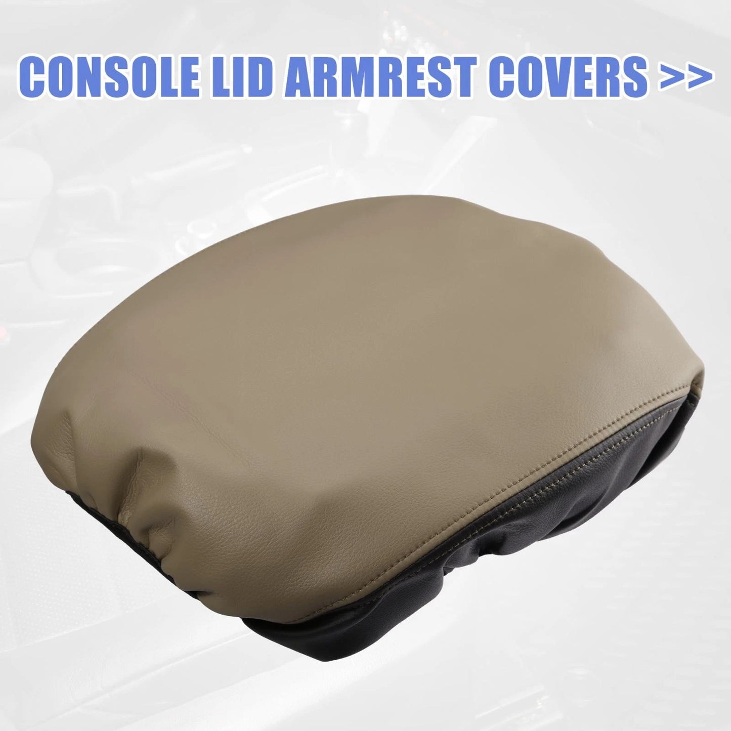 Center Console Armrest Cover Pad for Ford F250 F350 F450 (2017-2022)