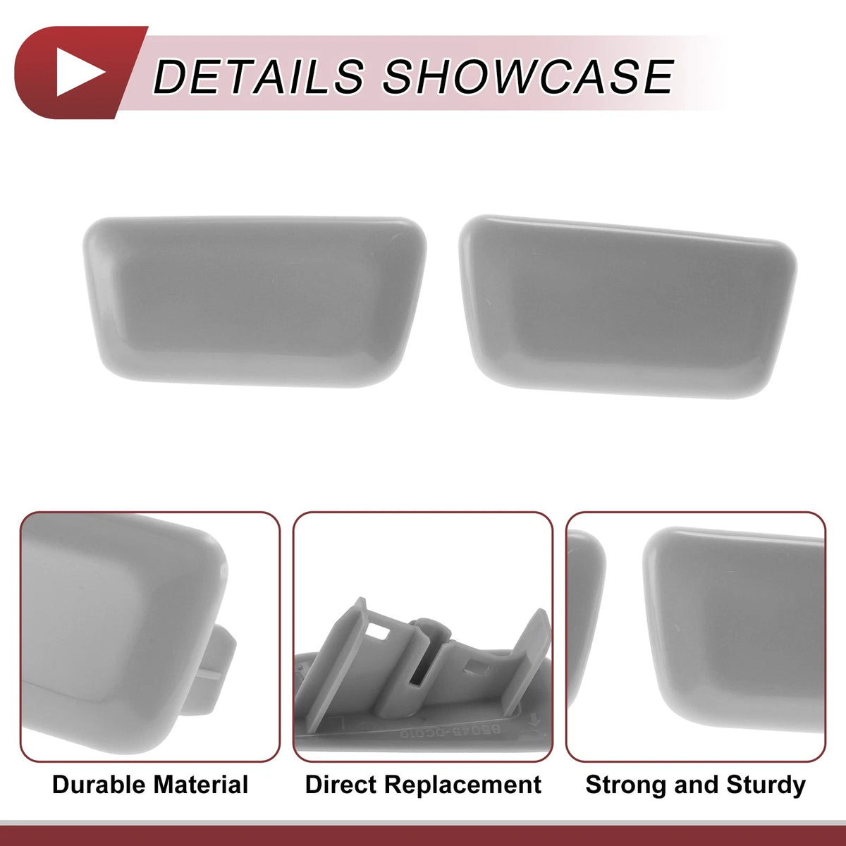 Headlight Washer Nozzle Cover for Toyota Sequoia (2001-2022)