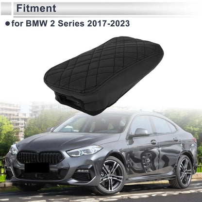 Car Center Console Cover for BMW 2 Series 2014-2019 Black 1 x Pc