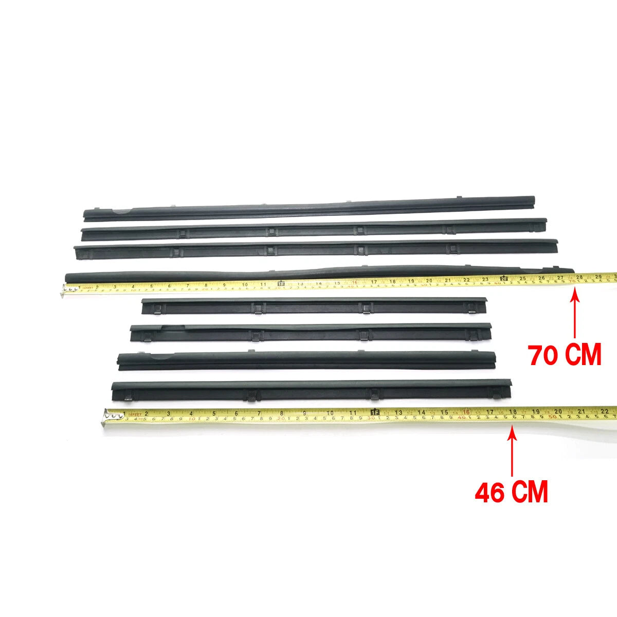 Door Glass Weatherstrip Set for Toyota Starlet KP60 KP61 KP62 1978-1984