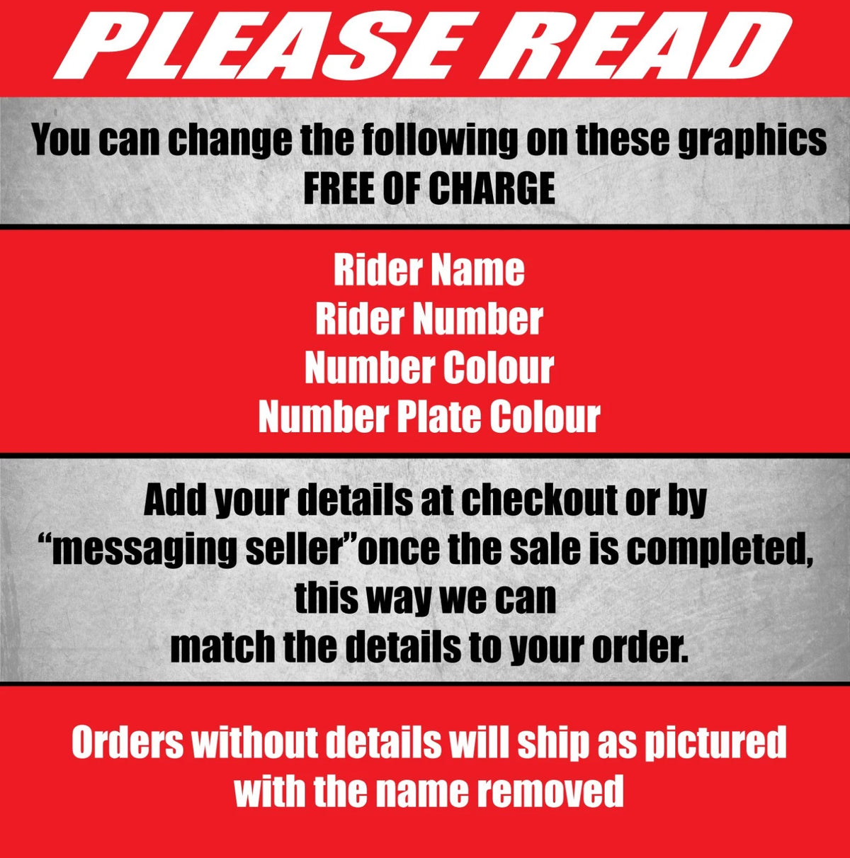 Berm Style Decals Sticker Kit for Yamaha TTR 125 (2008-2024)