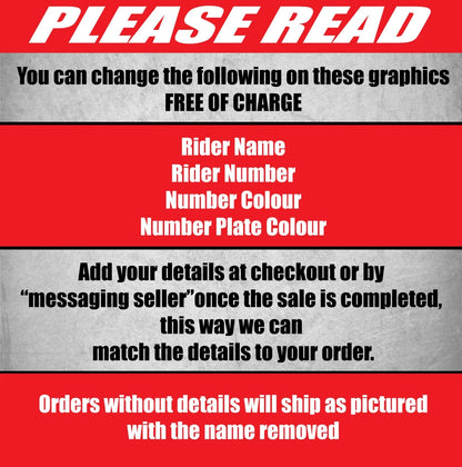 Berm Style Decals Sticker Kit for Yamaha TTR 125 (2008-2024)