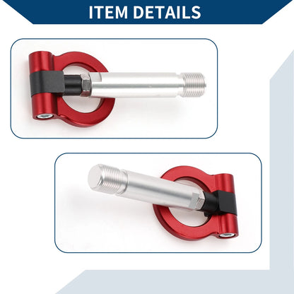 Tow Hook Ring for Toyota Yaris 23cm Red (2020-2023)