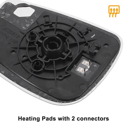 Heated Right Side Mirror Glass w/ Backing Plate for Mazda CX-5, CX-3 (16-20)