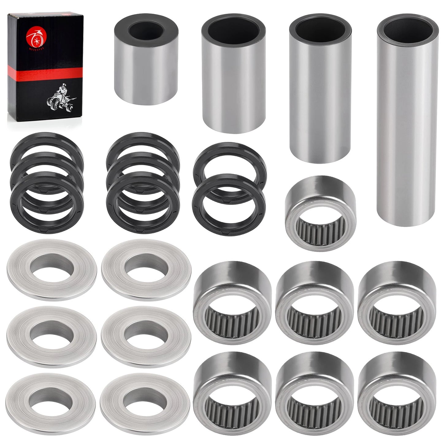 Swing Arm Linkage Bearing Seal w/Bushing for Kawasaki KFX400/DVX400 03-08