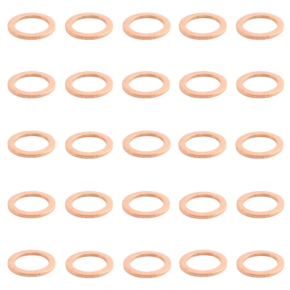 25 x Oil Drain Plug Copper Crush Washers for Benz C450 C63 CLA45 AMG (2015-2020)