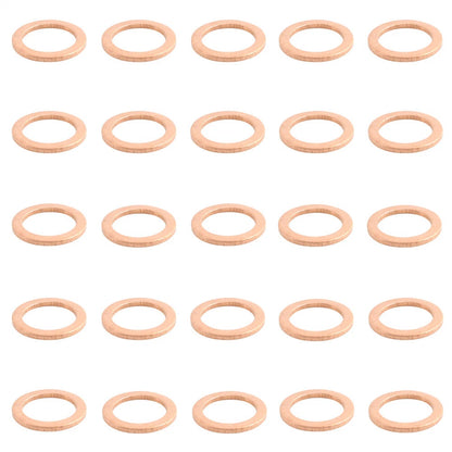 25 x Oil Drain Plug Copper Crush Washers for Benz C450 C63 CLA45 AMG (2015-2020)