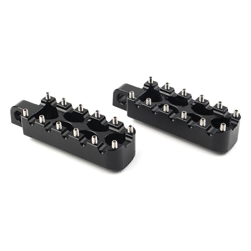 Black CNC Foot Pegs for Harley Dyna Wide Glide FXDWG FXDB FXDL FXDF (2006-2017)