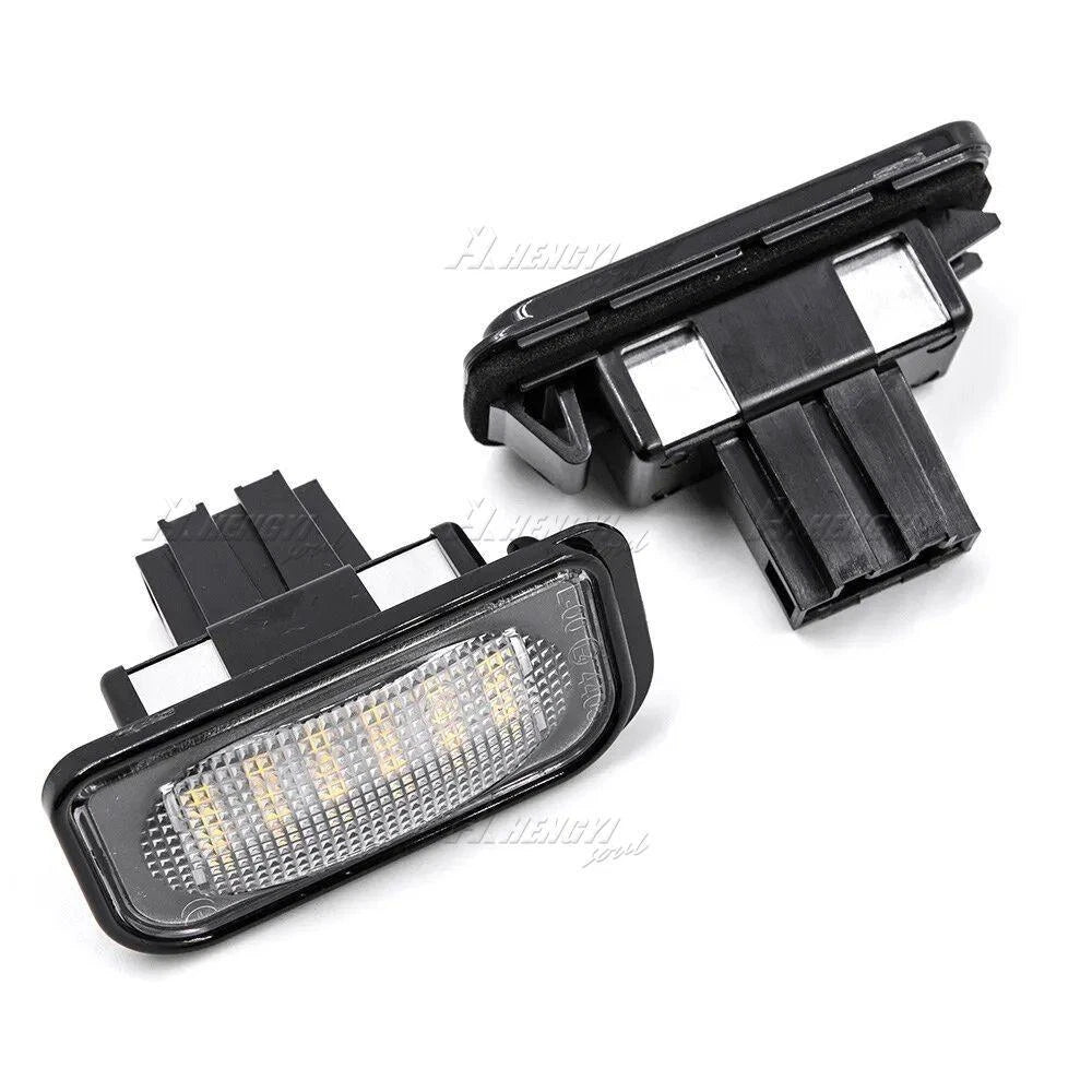 2PCS White LED Rear License Plate Light Bulbs for Mercedes Benz W203 C230 C240