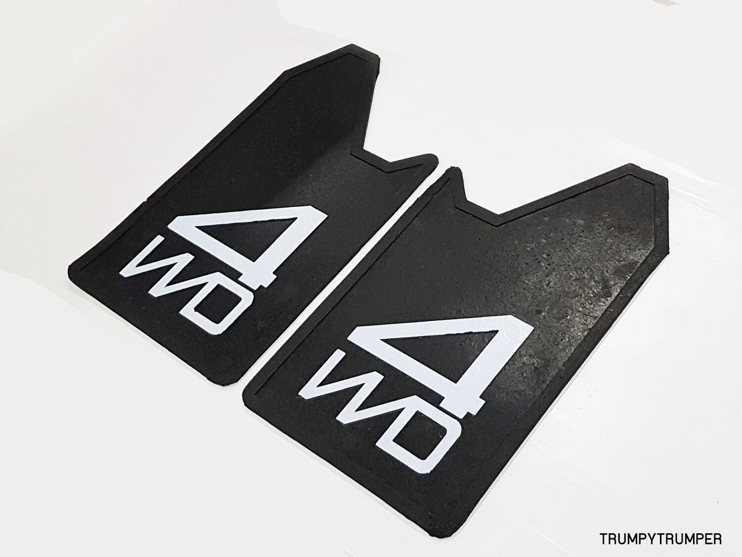 4WD 4X4 Off-Road Mud Flaps Splash Guards for Universal Car Truck Black Rubber