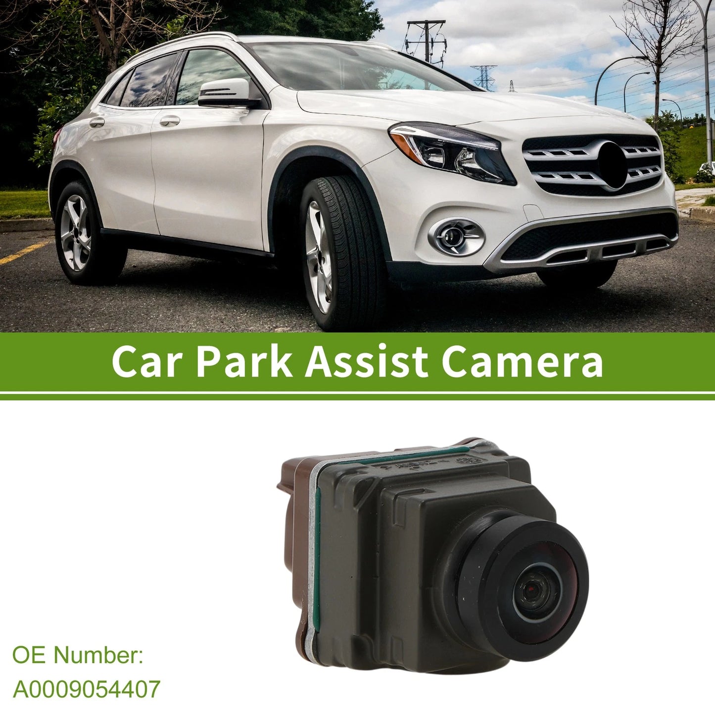 Front View Camera for Mercedes-Benz GLA250 2015-2025 (A0009054407)