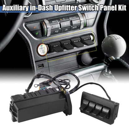 Auxiliary Upfitter Switch Panel Kit for Ford Super Duty (2017-2023)