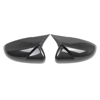 Carbon Fiber Black Side Mirror Cover Caps for VW Golf MK6 (2009-2013)