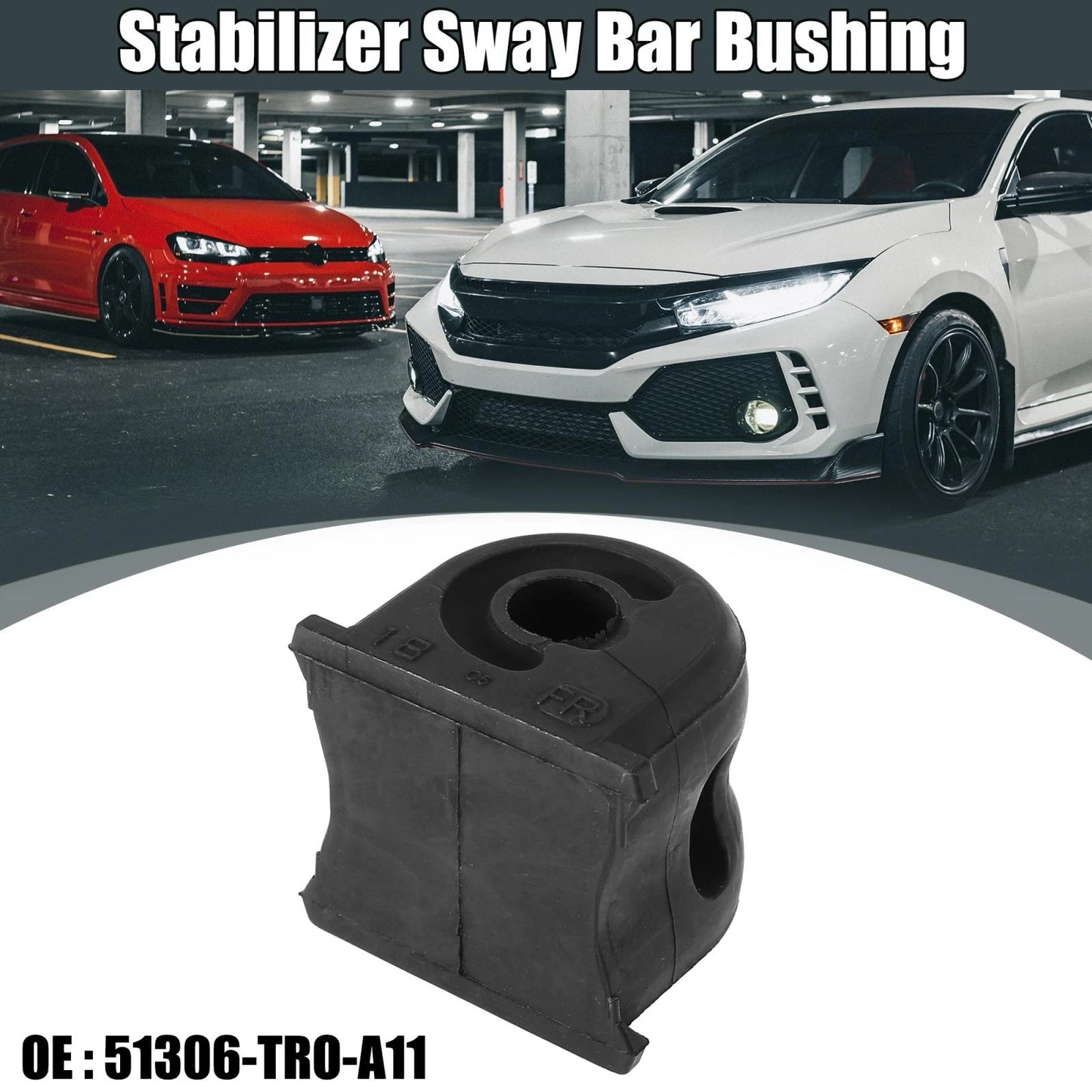 Front Left Stabilizer Sway Bar Bushing for Honda Civic (2012-2016)