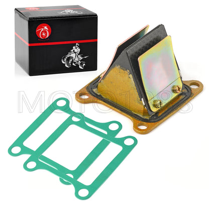 Carburetor Intake Boot Reed Valve Kit for Kawasaki KX80 KX100 (1991–2000)