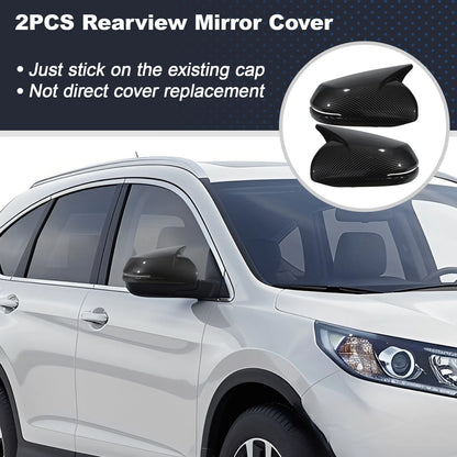 Left Right Ox Horn Rear View Mirror Covers for Honda CR-V (2017-2022)