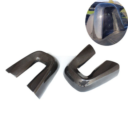 Carbon Fiber Seat Roll Over Head Cover Back Headrest Trim for BMW Z4 E89 2009-15