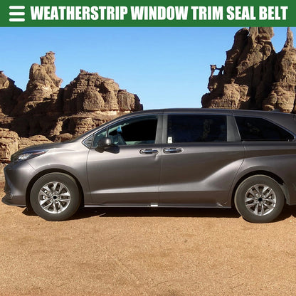 Front Left Door Window Belt Weatherstrip for Toyota Sienna (2011–2020)