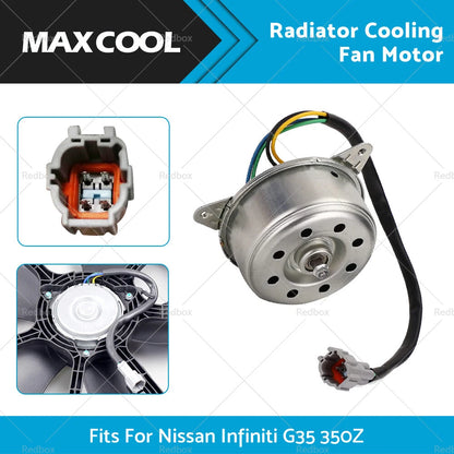 Radiator Cooling Fan Motor for Infiniti Nissan
