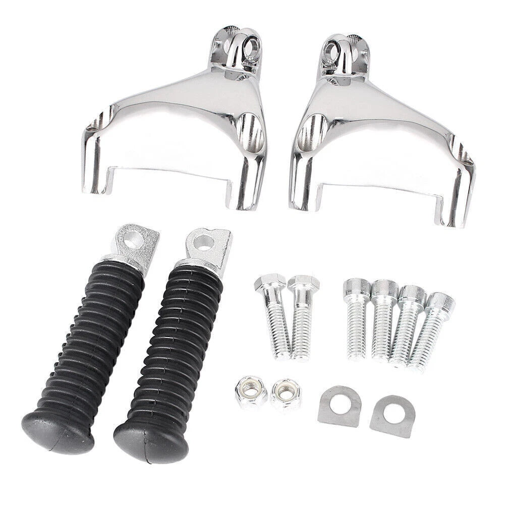 Passenger Foot Pegs Mounting Kit for Harley Sportster XL 883 1200 (14-15)