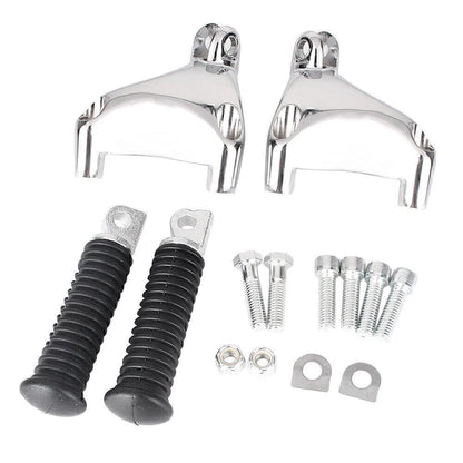 Passenger Foot Pegs Mounting Kit for Harley Sportster XL 883 1200 (14-15)